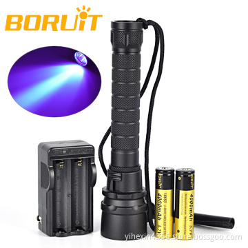 10Watt High Power UV Flashlight 395nm with Magnetic Switch